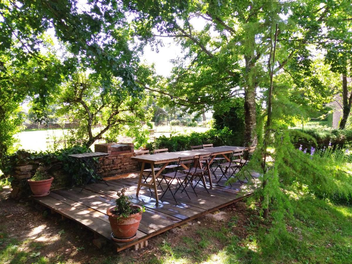 ฌาร์แด็ง เด ซ็อง Bed & Breakfast Eguilly ภายนอก รูปภาพ